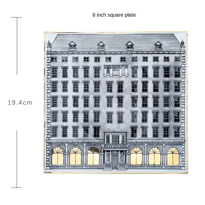 สีขาว 8 นิ้ว
