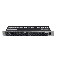 CX3400 Crossover Professionnel pour Caisson de Basses Haute Précision Diviseur de Fréquences 2/3/4 Voies Limiteur Accessoire Pro pour Enregistrement en Studio