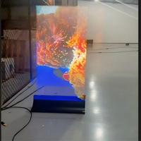 Projecteur d'hologramme 3D d'Halloween avec film de projection arrière holographique transparent 16:9 tissu PET