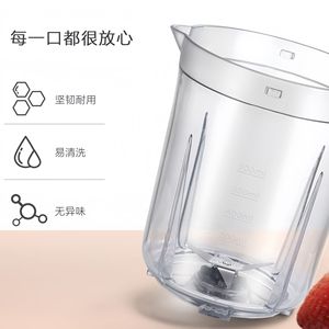 Licuadora portátil mini Midea de 600 ml, licuadora eléctrica de una sola cuchilla para batidos de frutas, uso doméstico - Product Image 1