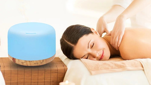 Siêu âm 300ml hương liệu khuếch tán điện Tinh dầu thơm hạt gỗ cơ sở nhà di động sản phẩm nhựa mới - Product Image 5