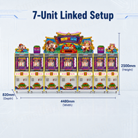 Machine à poussoir de pièces Lucky Fortune God 7, Fournisseur direct de machines d'arcade, Jeu de poussoir de pièces B2B personnalisé