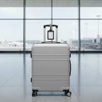 Étiquettes de bagages de voyage personnalisables en similicuir avec sangle et carte d'adresse, fabriquées en PU