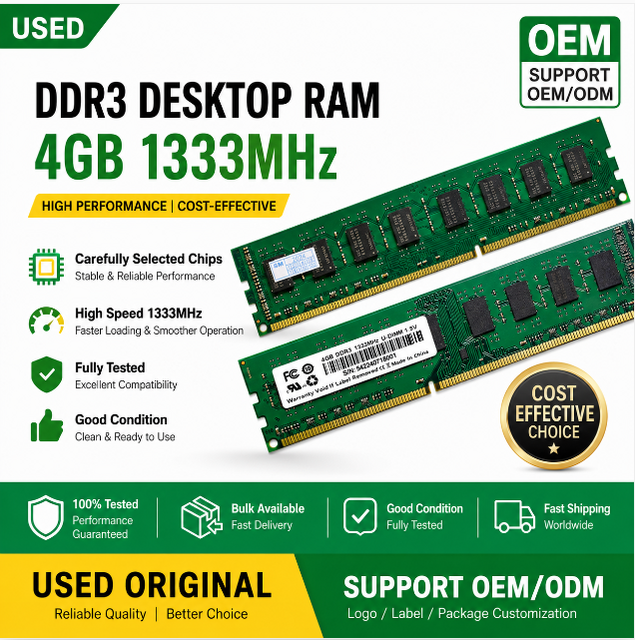 Bulk Second Hand DDR3 / DDR4 RAM 4G 8G 16G1600MHz 2400MHz for PC / Notebook OEM Compatible