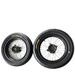 Ensemble <span class=keywords><strong>de</strong></span> pneus et <span class=keywords><strong>de</strong></span> jantes en fer <span class=keywords><strong>de</strong></span> 12 pouces, état neuf, moto tout-terrain électrique, pneus 90/90-12, carcasses <span class=keywords><strong>de</strong></span> pneus Ken*a Wheel - Product Image 5