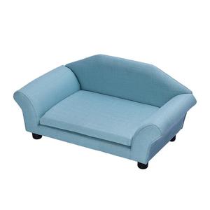 Cat Sleeping Sofa Bed Customizable Manufacturer Strong Bearing Capacity Blue Carton Packing Dogs Medium Wood Pet Bed - Product Image 3