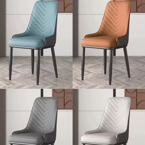 Chaise de salle à manger moderne à dossier haut et rembourrée pour la maison, l'hôtel et les salles de réunion - Product Image 4