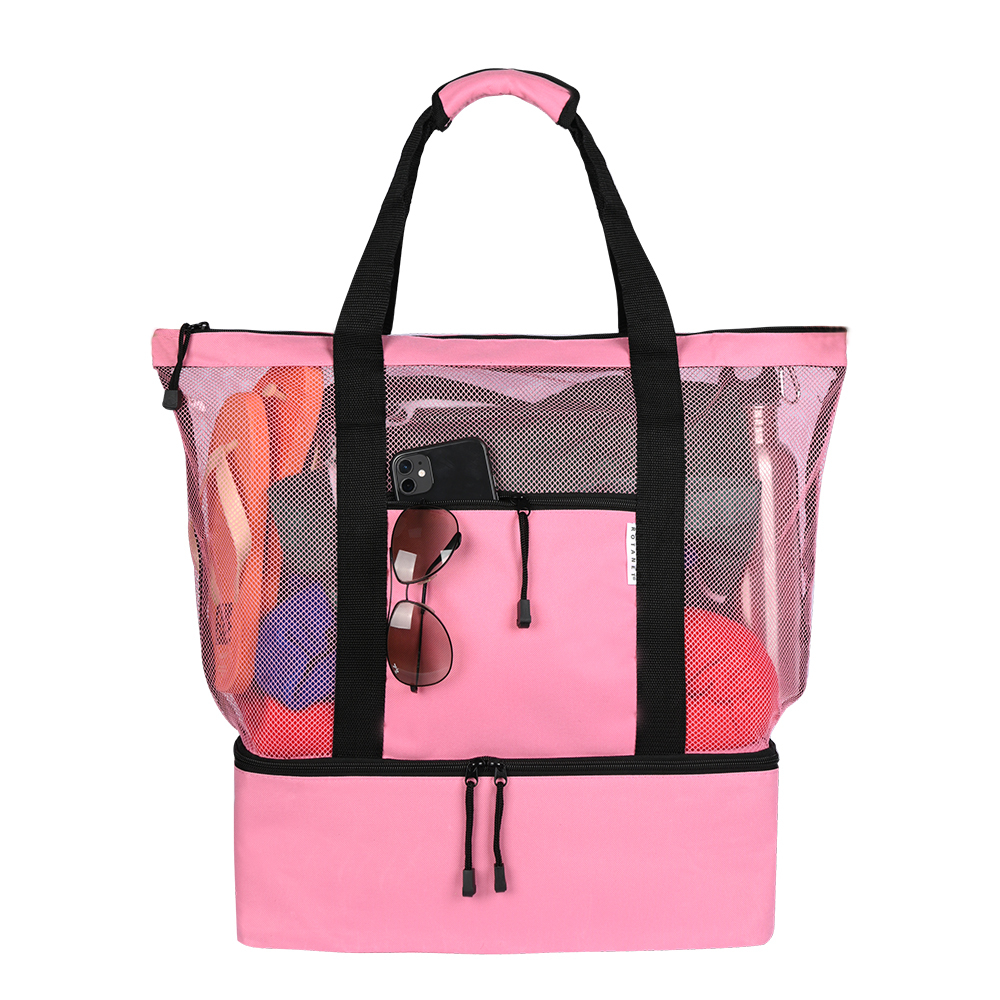 Large Double Layer Wet Dry Separation Yoga Tote