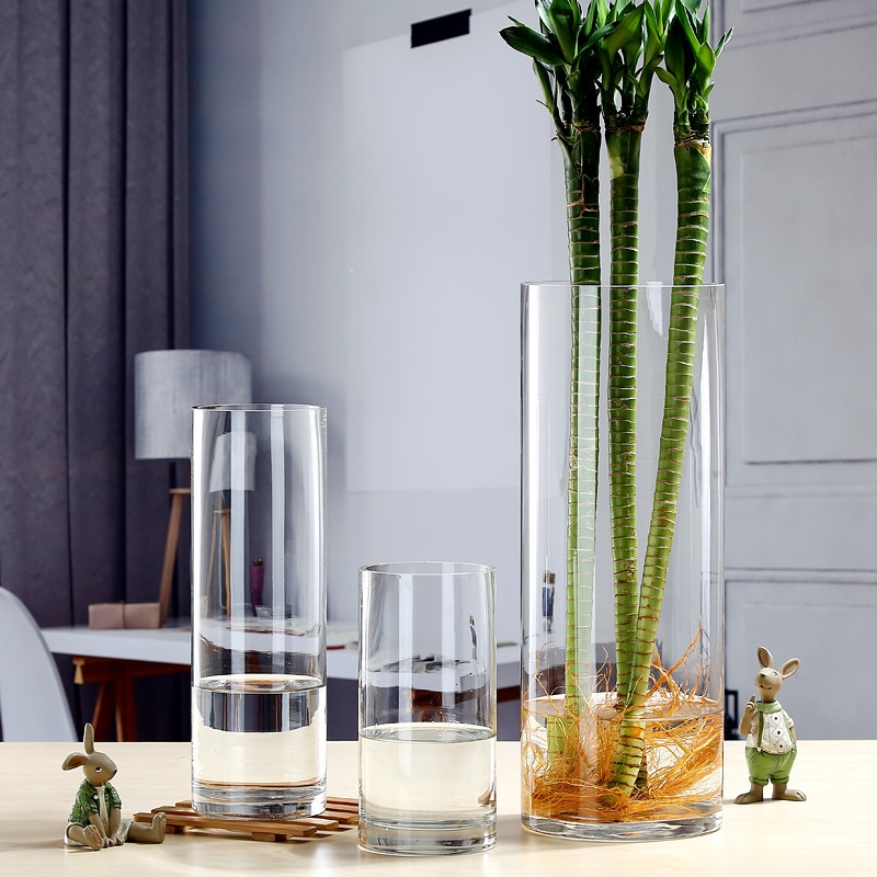 Factory Produced Wholesale Glass Flower Vase for Home Decor