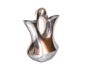 Premium Vintage Hot sell Plain Shiny Polish Classic Gary Cheap Direct Factor Selling Flower <b>Vase</b> Unique Style Fancy <b>Wedding</b> <b>Vase</b> - Product Image 2