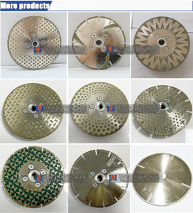 2024 nouveauté 4, 4.5, 5, 6 ''lame de diamant électrolytique lames de coupe de carreaux de marbre <span class=keywords><strong>disque</strong></span> de diamant - Product Image 6