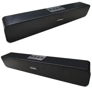 OEM mini stereo bass computer tablet desktop altoparlante soundbar usb con jack per microfono per cuffie da 3.5mm