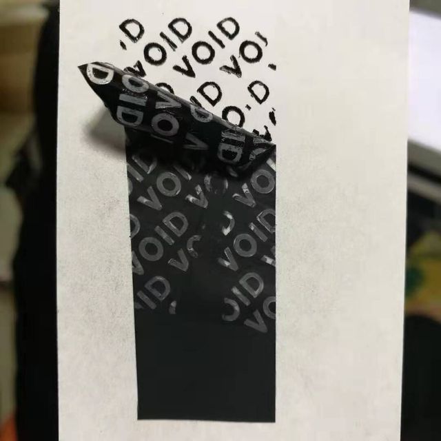 VOID Tamper Evident Warranty Packaging Seal Label Sticker Printing with Custom logo