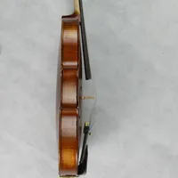 Violon artisanal de taille 4/4 en bois massif, copie Stradivari, son profond et puissant, avec chevalet, cordes, archet, étui oblong et kit