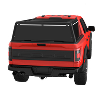 Vente en gros d'accessoires pour camionnette de taille moyenne d'auvent de camion fabriqué en aluminium Capuchon de camion entièrement fermé