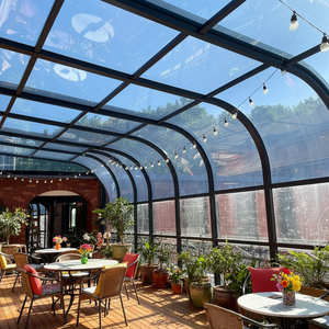 Sunkaer Parasoles Retráctil para Exteriores, Invernaderos de Techo de Cristal para <span class=keywords><strong>Solarium</strong></span> Independiente - Product Image 2