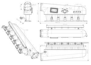Алюминиевая заготовка cnc 2JZ-GE впускной коллектор для Toyota - Product Image 6