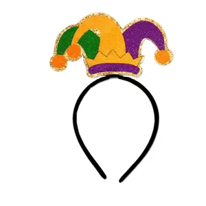 Cerceaux de cheveux de carnaval brésilien personnalisé Carnaval Joker Chapeau Dressing Chapeaux Décoration