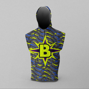 Top kustom 7 on 7 seragam sepak bola 7 on 7 Tank Top bertudung sepak bola rompi kompresi pemuda untuk 7V7 sepak bola - Product Image 3