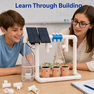 Kit de Modélisme Solaire Automatique OKYN-Y2672 pour Arrosage de Fleurs – Modèle Scientifique d'Irrigation à Assembler Soi-même pour l'Apprentissage et les Loisirs des Enfants - Product Image 4
