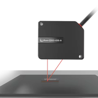 Sensor Perpindahan Laser CMOS Pengukuran Jarak Jauh 0.1um Akurasi Pengulangan Tinggi Seri CD33 Perlindungan IP67 12-24VDC