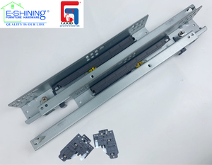 Damper giỏ ngăn kéo kênh đẩy để mở Hidden Telescopic rails mềm đóng <span class=keywords><strong>undermount</strong></span> giấu Ngăn kéo trượt - Product Image 5