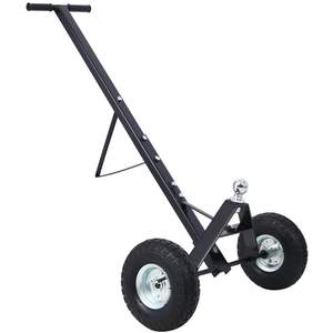 DB Black Pneumatic Tires Trailer <b>Dolly</b> with 600 Lb. Maximum Tongue Weight Capacity - Product Image 1