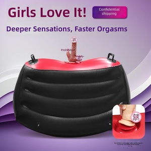 Silla Sexual Inflable <span class=keywords><strong>para</strong></span> Mujeres, Dildo Eléctrico con Mango Desmontable, Material <span class=keywords><strong>de</strong></span> PVC, Portátil y con Posiciones Diversas - Product Image 3