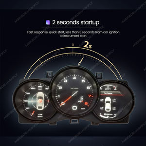 Megede แผงควบคุม LCD สำหรับ Porsche Macan 2014-2023 PCM3.1 PCM4.0, หน้าจอวัดความเร็วอัตโนมัติรองรับการเชื่อมโยงโทรศัพท์ <span class=keywords><strong>CP</strong></span> - Product Image 2