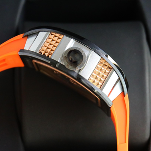 Luxury <strong>Watches</strong> for <strong>Men</strong> 52-01 Style Skull Tourbillon Black Ceramic Case Gold Skull Manual Mechanical <strong>Watch</strong> Skeleton Wristwatch - Product Image 3