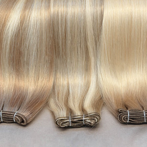 Extensions de cheveux humains vierges Slavic Double Drawn, tissage lisse soyeux, cheveux européens, vente en gros, balayage, tissage de cheveux humains Remy bruts - Product Image 5