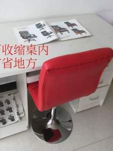 Taburete Portátil para Barbería, Salón de Belleza y Manicura con Reposapiés Ajustable, Elevación y Rotación, Diseño Moderno, Precio - Product Image 6