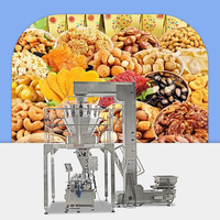 Machine de remplissage à plusieurs têtes entièrement automatique intelligente à haute productivité personnalisable pour le remplissage et l'emballage d'aliments solides