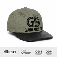 Casquette de baseball A-Frame pour sports de plein air avec logo brodé 3D personnalisé, patch latéral et visière imprimée – Casquette de haute qualité OEM