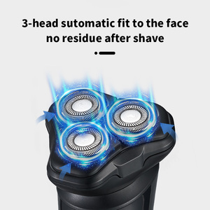 <span class=keywords><strong>Afeitadora</strong></span> Masculina de Venta Directa de Fábrica, Diseño Inteligente Lavable IPX4, Recargable, Cuchilla Triple Rotatoria, Pantalla LED, Motor de <span class=keywords><strong>9000</strong></span> RPM - Product Image 5