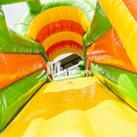 Structure gonflable à thème gorille de la jungle avec toboggan |   Aire de jeux pour adultes en PVC de qualité commerciale pour usage intérieur/extérieur