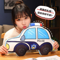 Oreiller en peluche imprimé de dessins animés de véhicules de transport, jouet pour enfants, cadeau de fête, avec motifs de voiture et d'avion, en coton PP