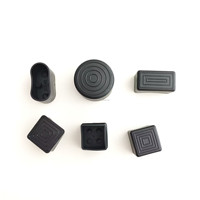 Embout de protection circulaire en PVC souple pour tube, capuchon en plastique pour cadre métallique de meuble, modèle GOFAI GF-84