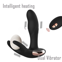 Fernbedienungsfähiger Prostata-Massager mit Heizfunktion, Anal-Plug, Männlicher Prostata-Massager, Analdildo-Vibrator, Sexspielzeug für Männer