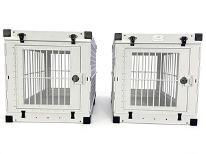 Usine directe Portable grands chiens Cage en alliage d'aluminium pliable voiture pour animaux de compagnie transportant Camping voyage <span class=keywords><strong>chien</strong></span> caisse pour <span class=keywords><strong>chien</strong></span> - Product Image 2