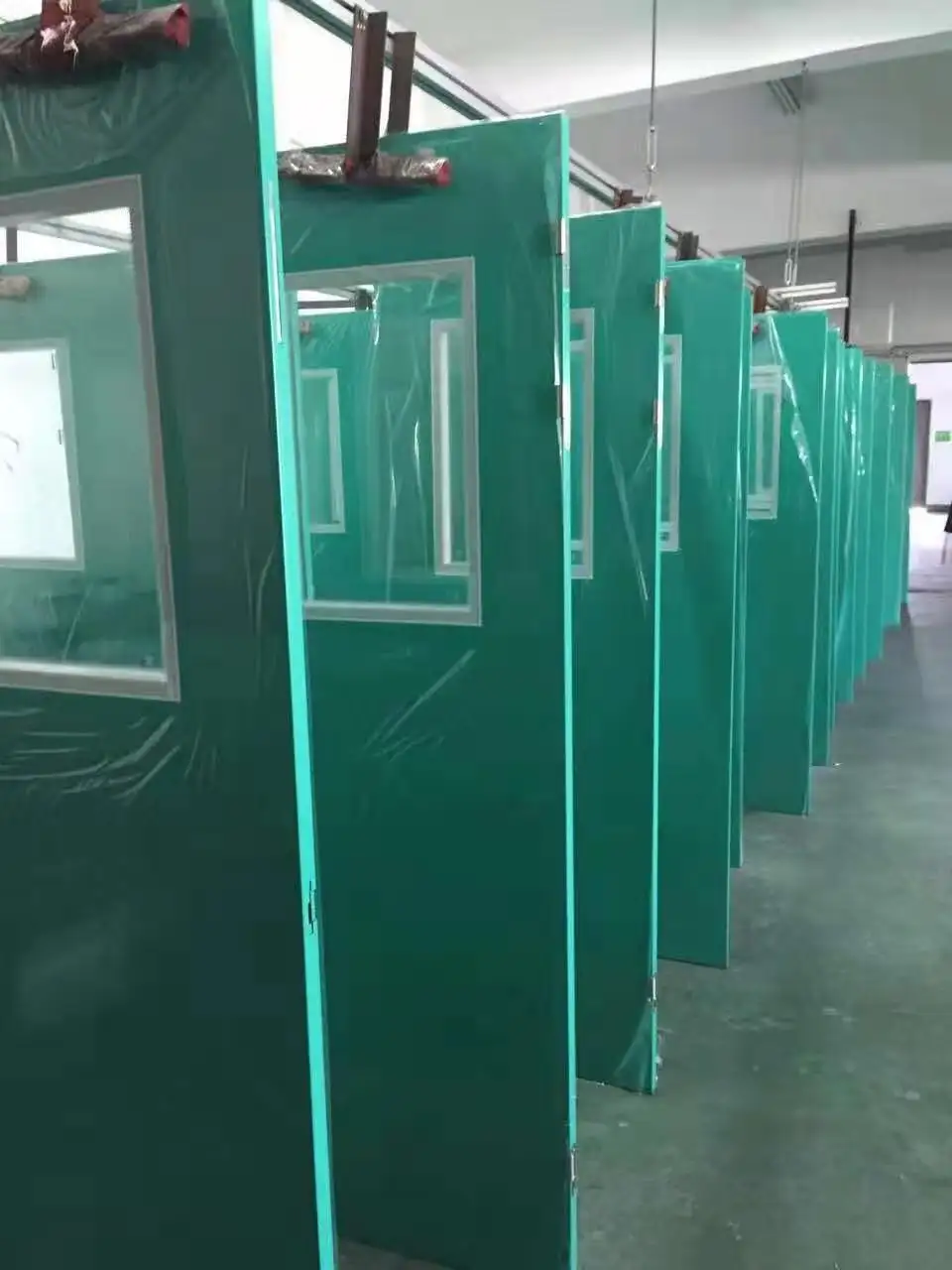 AIRTC 공장 직접 공급 적외선 감지 자동 슬라이딩 도어 의료 병동 문