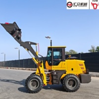 Chargeuse frontale compacte articulée 4x4 HZM920 de 2 tonnes pour la construction et l'agriculture