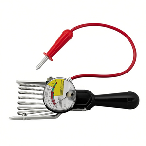 Juego de cables de prueba para multímetro 890 con punta roja y clips metálicos para pruebas eléctricas - Product Image 2