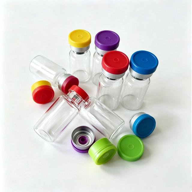 Factory Directly Selling  Customization Clear Glass 2ml 3ml 4ml Medicine Vials  with Screw Caps for Lab Use