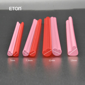 Pajitas de plástico desechables al por mayor de 210 mm en forma de corazón rosa para bebidas, ideales para San Valentín, bodas, fiestas y batidos. - Product Image 5