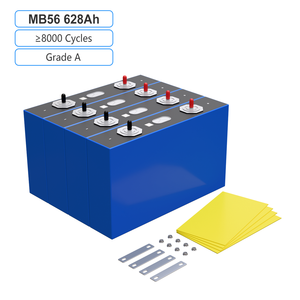 中国库存 MB56 628Ah 8000次循环角柱形LFP锂离子3.2V 2009.6WH可充电LiFePO4电池高循环产品 - Product Image 1