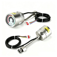Medidor de densidad de gas SF6 HONGBIAN SRM6 con función de alarma de baja presión, de acero inoxidable, para gabinetes de interruptores con aislamiento de gas MV
