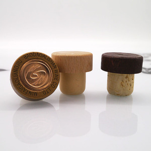 Bouchons de bouteille en alliage de zinc personnalisés en relief, bouchons en polymère premium pour spiritueux, pour whisky, vodka, brandy, vente en gros - Product Image 1