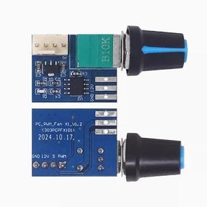 <b>Fan</b> Speed Controller Pwm 12V 4Pin Single Channel For <b>Computer</b> Case Cooling Quiet Operation 20dBA - Product Image 2