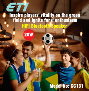 Di động bóng đá loa không dây với <span class=keywords><strong>FM</strong></span> Đài phát thanh TF <span class=keywords><strong>USB</strong></span> CHƠI Loa ngoài trời - Product Image 6